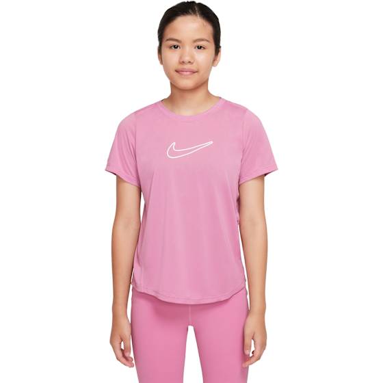 Dri-FIT One Fitted Short Sleeve Girls