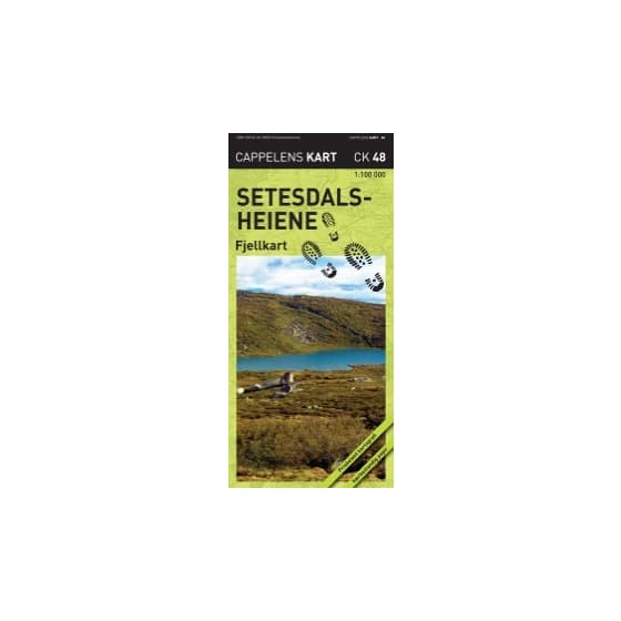 Setesdalsheiene Fjellkart