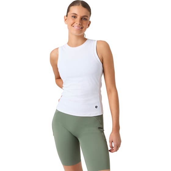 Ace Pocket Ribbed Tank Top Dame