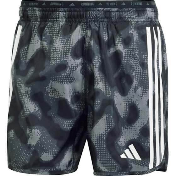 Own the Run 3-Stripes Allover Print Shorts Herre