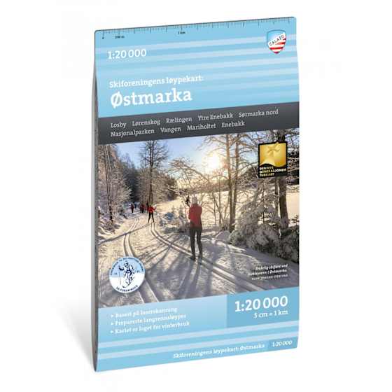 Østmarka løypekart