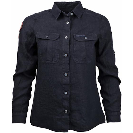 Safari Linen Shirt Garment Dyed Ms