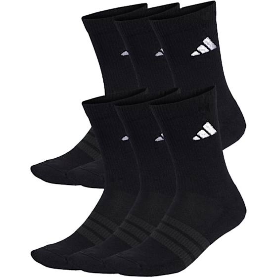 Cusioned Crew Socks 6 Pair Pack