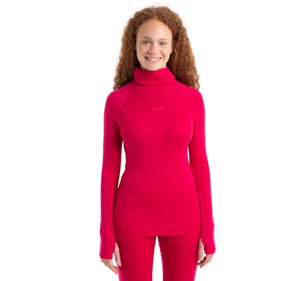 W Merino LS Roll Neck