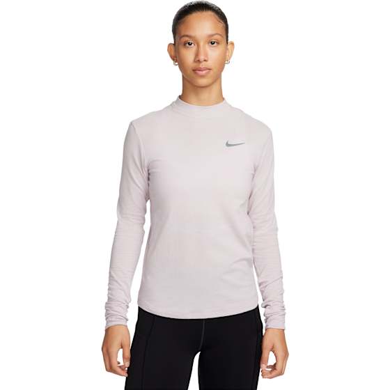 Dri-FIT Swift Mock-Neck LS Running Top Dame