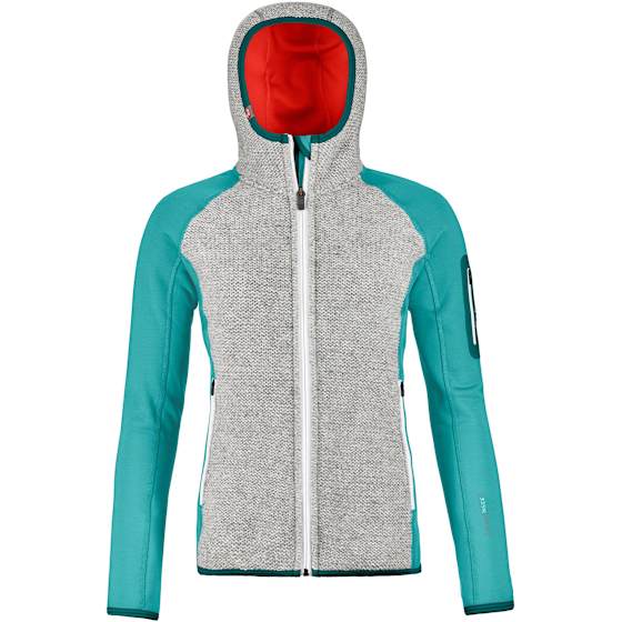 Fleece Plus Classic Knit Hoody Dame