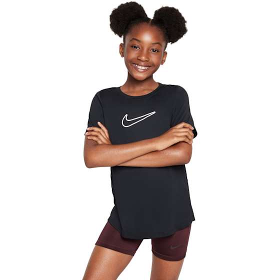 Dri-FIT One Fitted Short Sleeve Girls