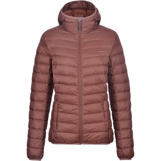 Blåhø dunjakke dame