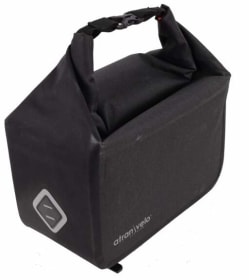 TRAVEL Top Bag. grey / black
