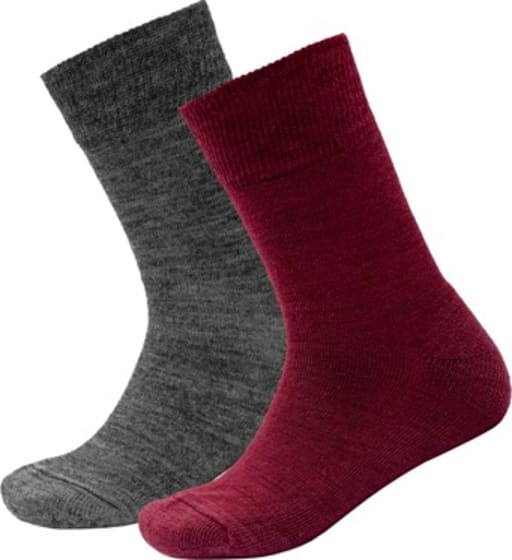 Daily Merino Medium Sock 2pk Junior