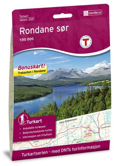 Rondane sør 1:50 000