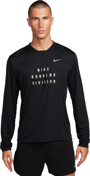 Division Rise Graphic LS Running Top Herre