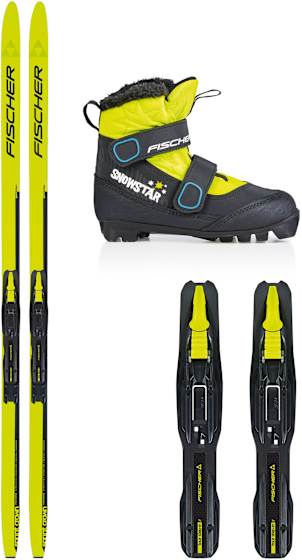 Sprint Crown med Tour Step-In Binding og Snowstar Junior Skisko