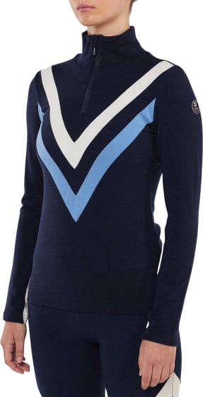 Voss Chevron Zip Up Dame