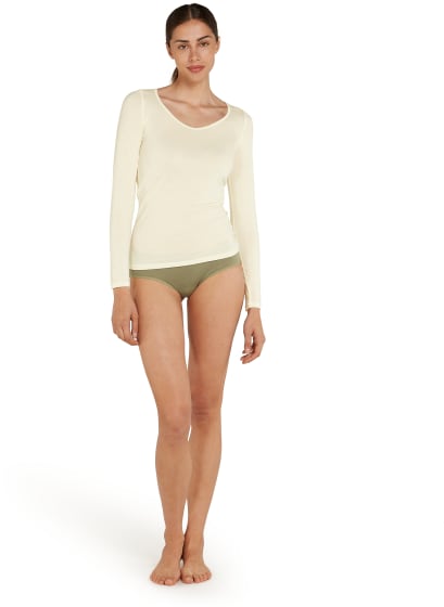 W Merino 150 Siren LS Sweetheart Top