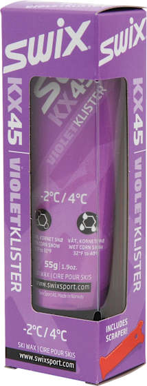 KX45 Violet Klister. -2°C to +4°C