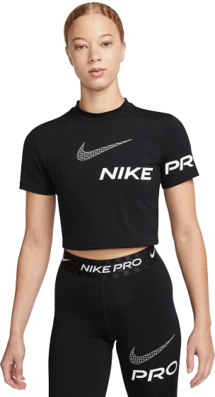 Pro Dri-FIT SS Cropped Graphic Training Top Dame