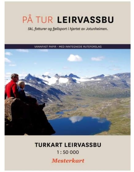 På Tur - Leirvassbu, turkart