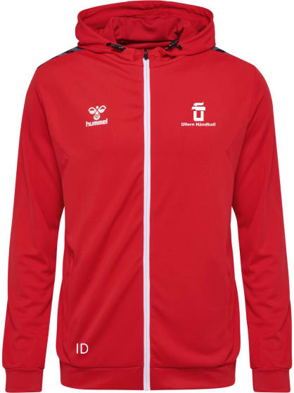 Ullern HmlAUTHENTIC Player Zip Hoodie Jr med Trykk