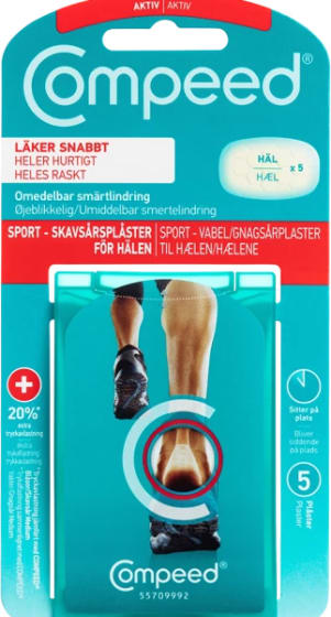 Compeed Sport Gnagsårplaster Hæl