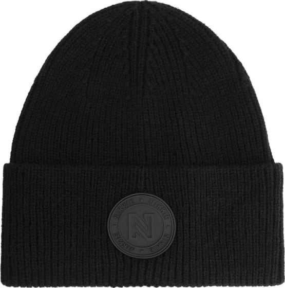 Round Patch Beanie Dame