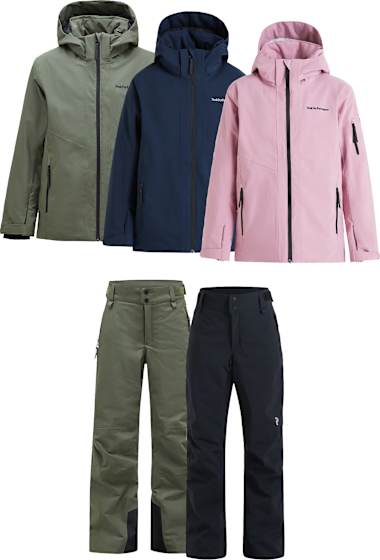 Peak Performance Maroon Jacket + Pant Junior