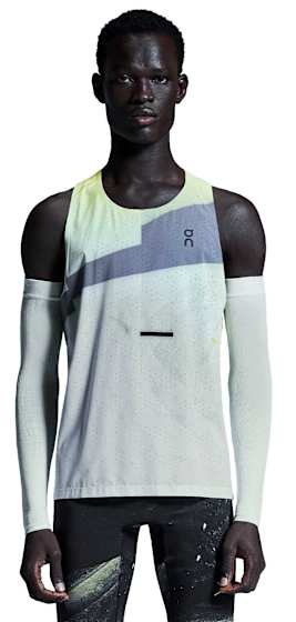 Men's Race Singlet | Limelight & Glacier | On Australia ON Race