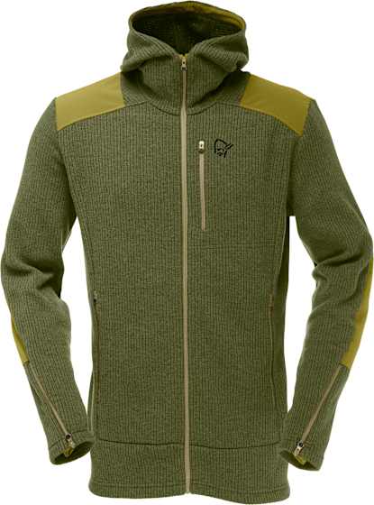 Norrøna Tamok Warm/Wool2 Zip Hood M Herre
