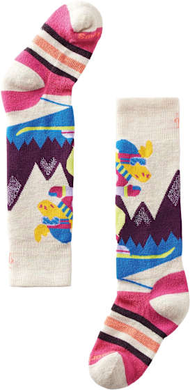Smartwool Ski Light Cushion OTC Sokken voor kinderen Alpine Blue 26-28