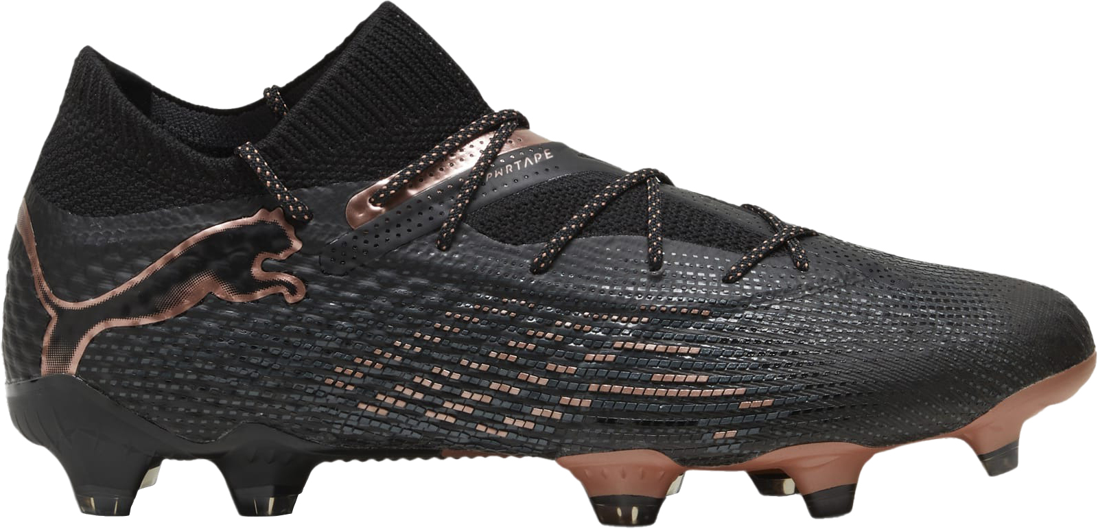 Future 7 Ultimate FG/AG / Q1 24, fotballsko gress og kunstgress, herre  Black-copper Ro