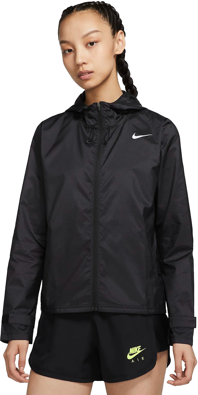 Essential Jacket, løpejakke dame BLACK/REFLECTIVE SIL