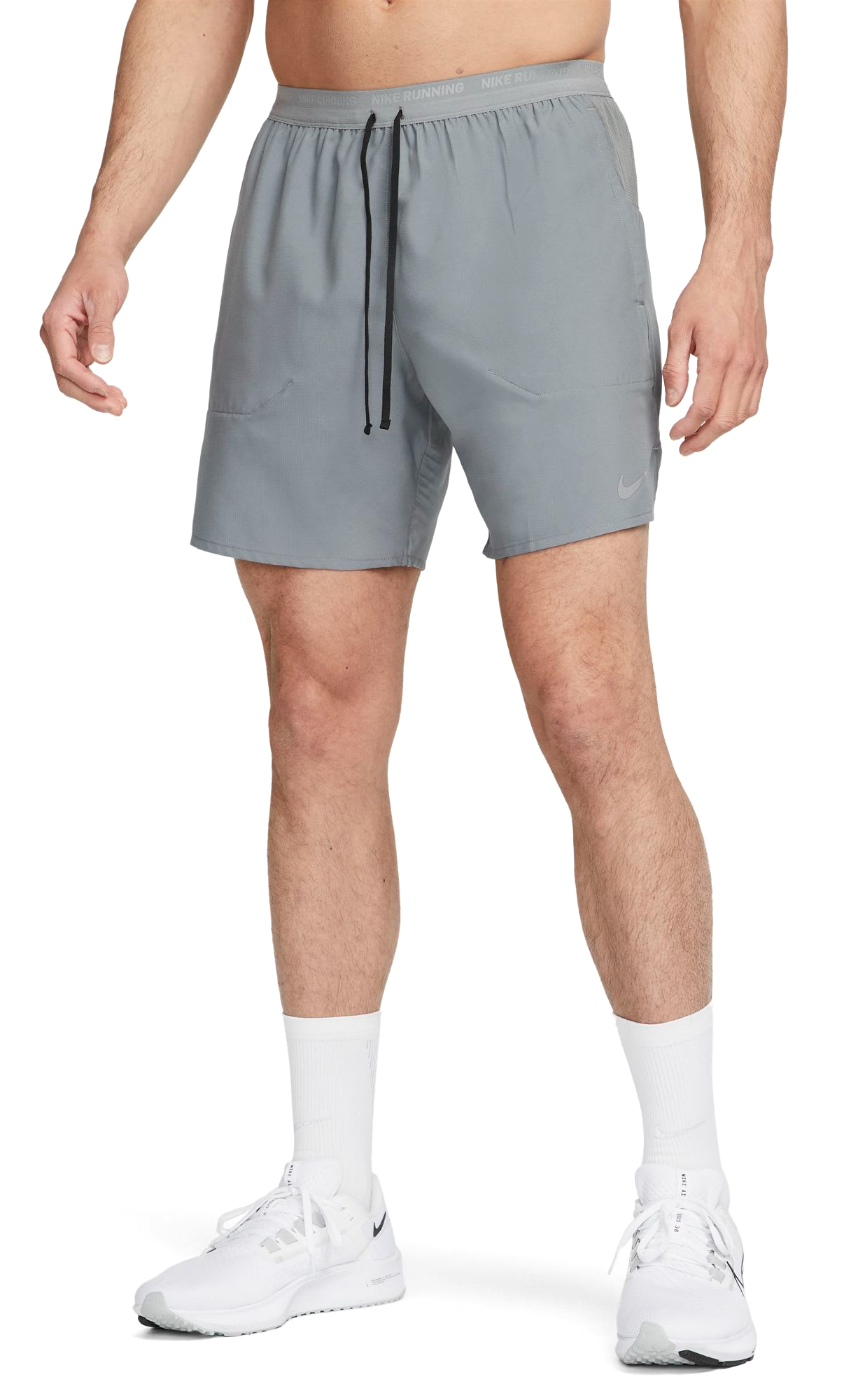 Dri-Fit Stride 7" Running Shorts Herre Smoke Grey/Black S