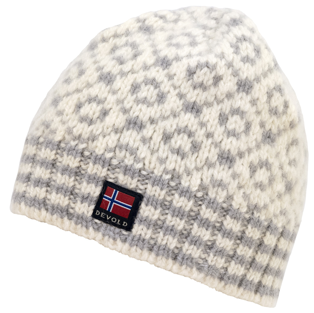 Bilde av Svalbard Wool Beanie Offwhite/grey 58