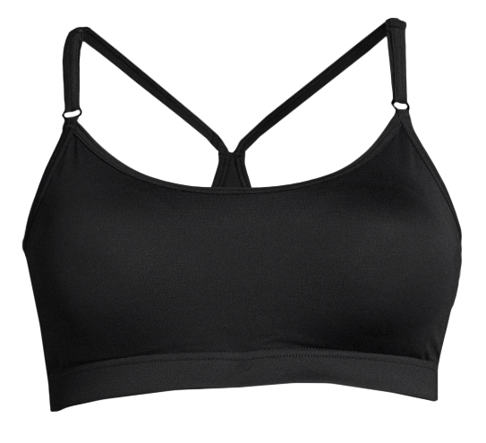 Strappy Sports Bra Black XS