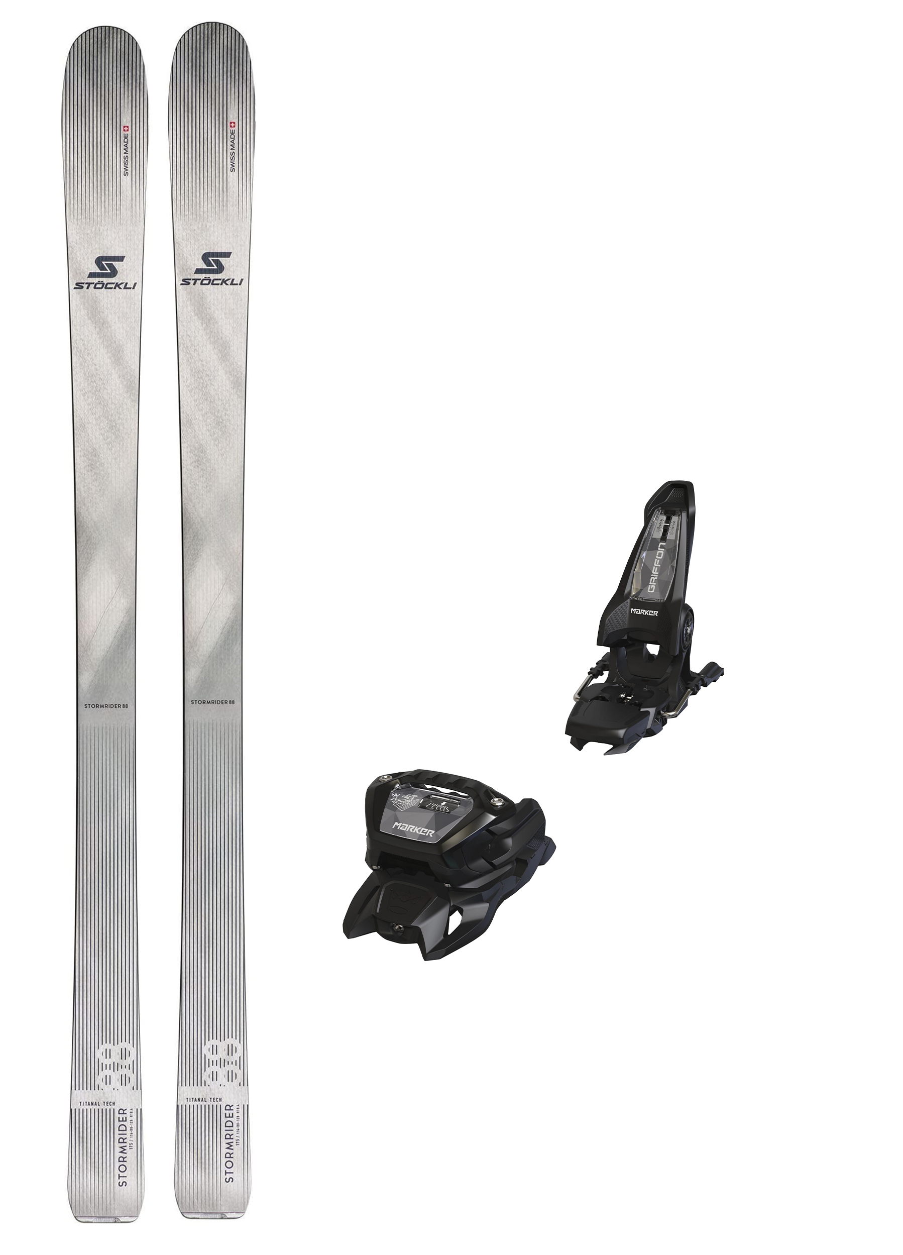 Stöckli Stormrider 88 med Marker Griffon 13 Unisex