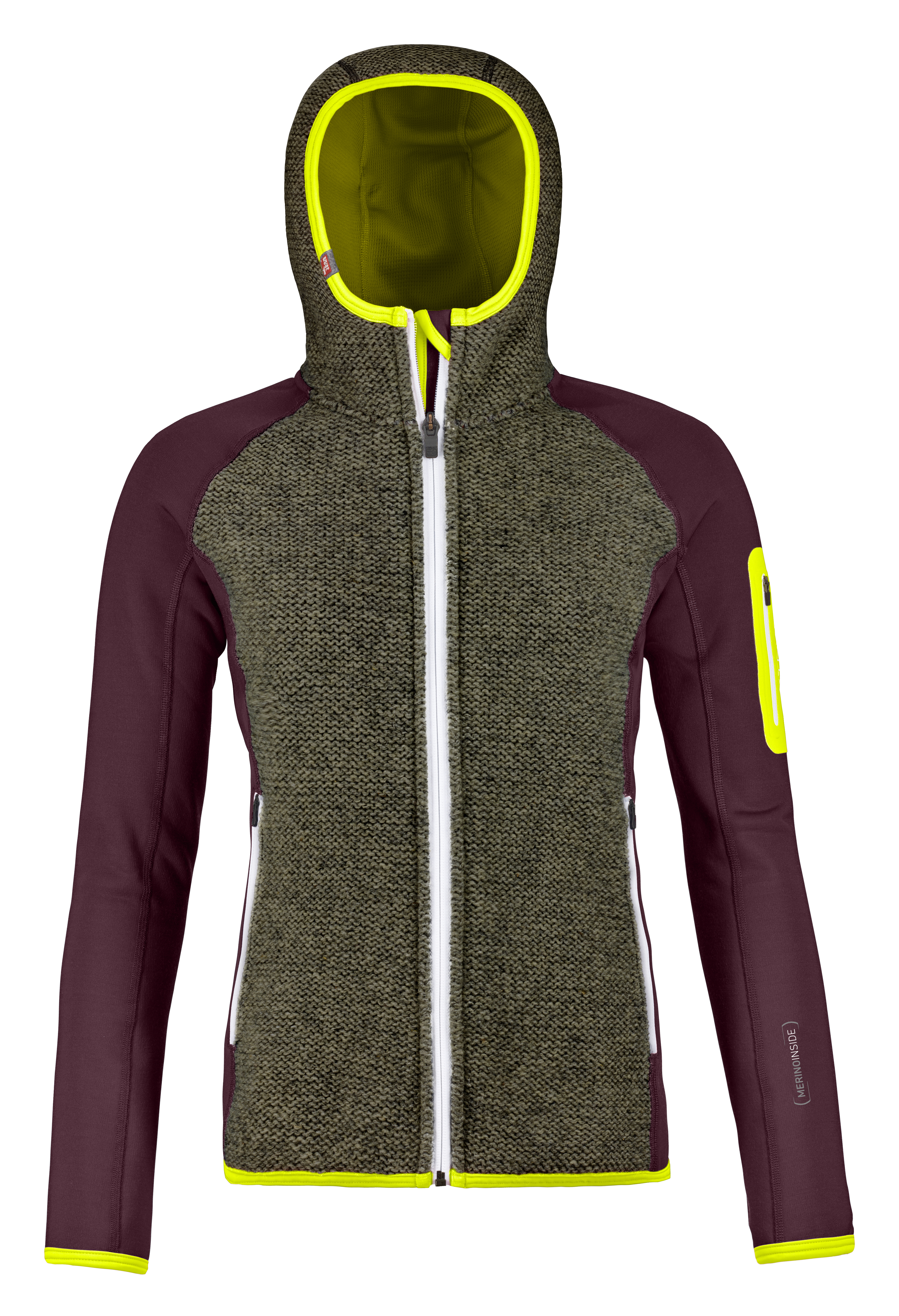 Ortovox Fleece Plus Classic Knit Hoody Dame