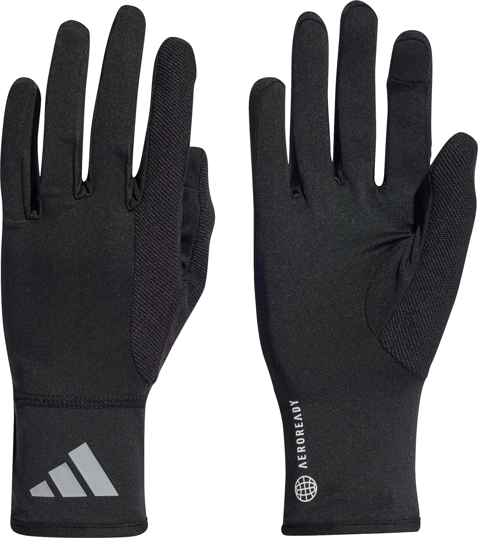 Aeroready Hansker Black/Reflective Silver S