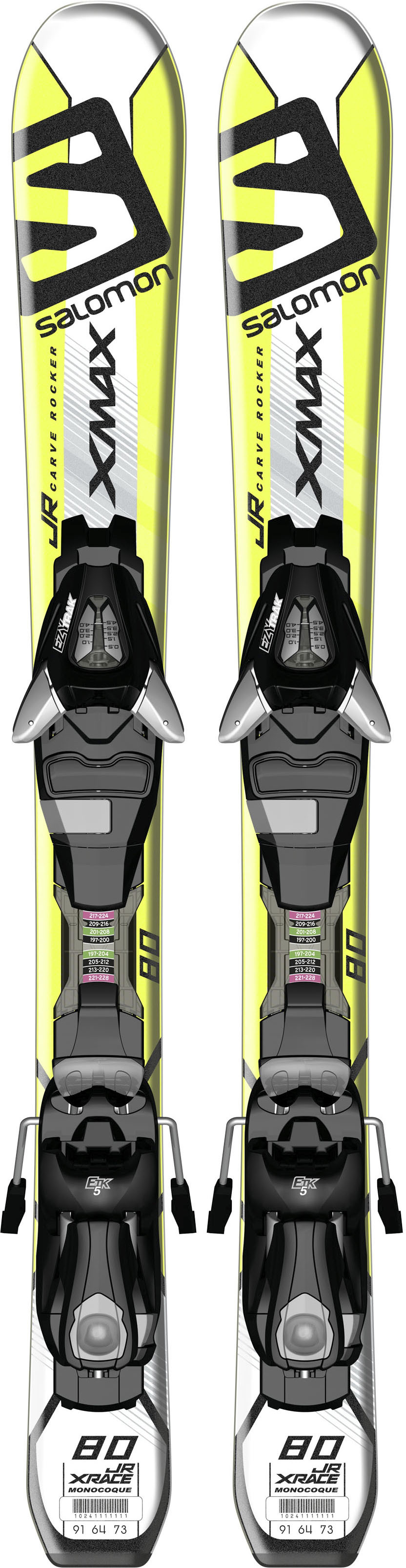 Carve Rocker Salomon Max Jr Alpine Skiing Salomon X Max Children's