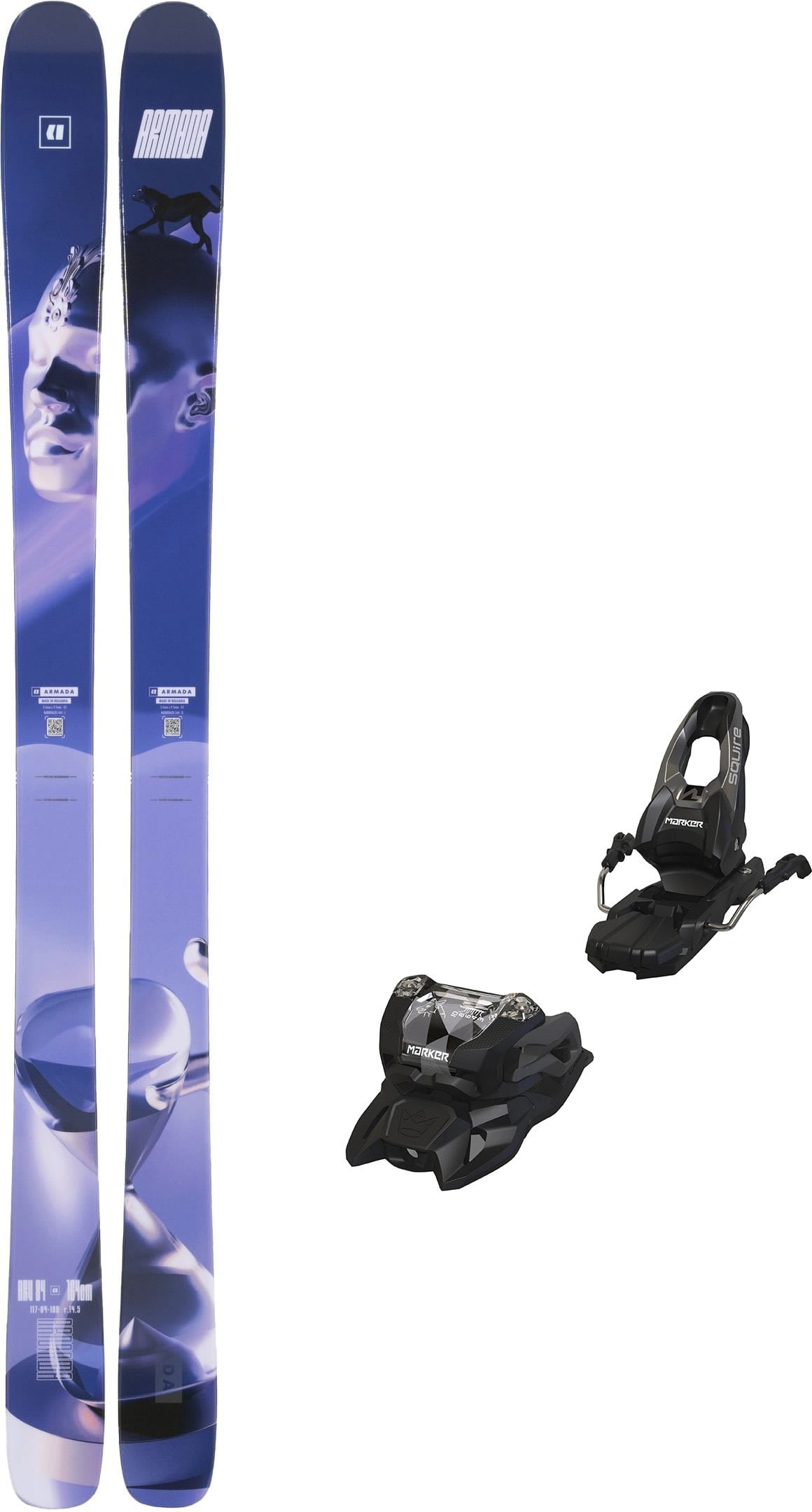 スキー 22-23 ARMADA ARV84 164cm + MARKER SQUIRE Armada ARV 84 - Ski Gear 2023 - Newschoolers.com