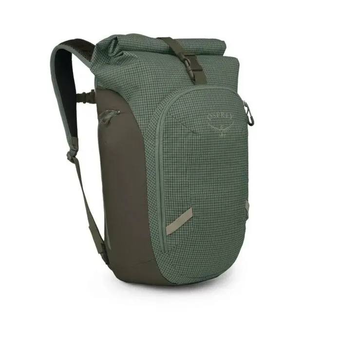 Osprey Transporter Roll Top Pack - Pine Leaf / Earl Grey