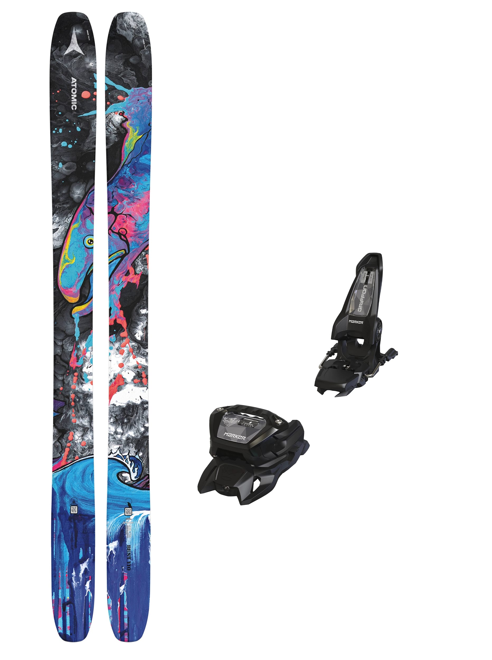 スキー ATOMIC BENT110 172cm + MARKER GRIFFON13 2024 Atomic Bent 110 Skis | Alpine Skis | SkiEssentials