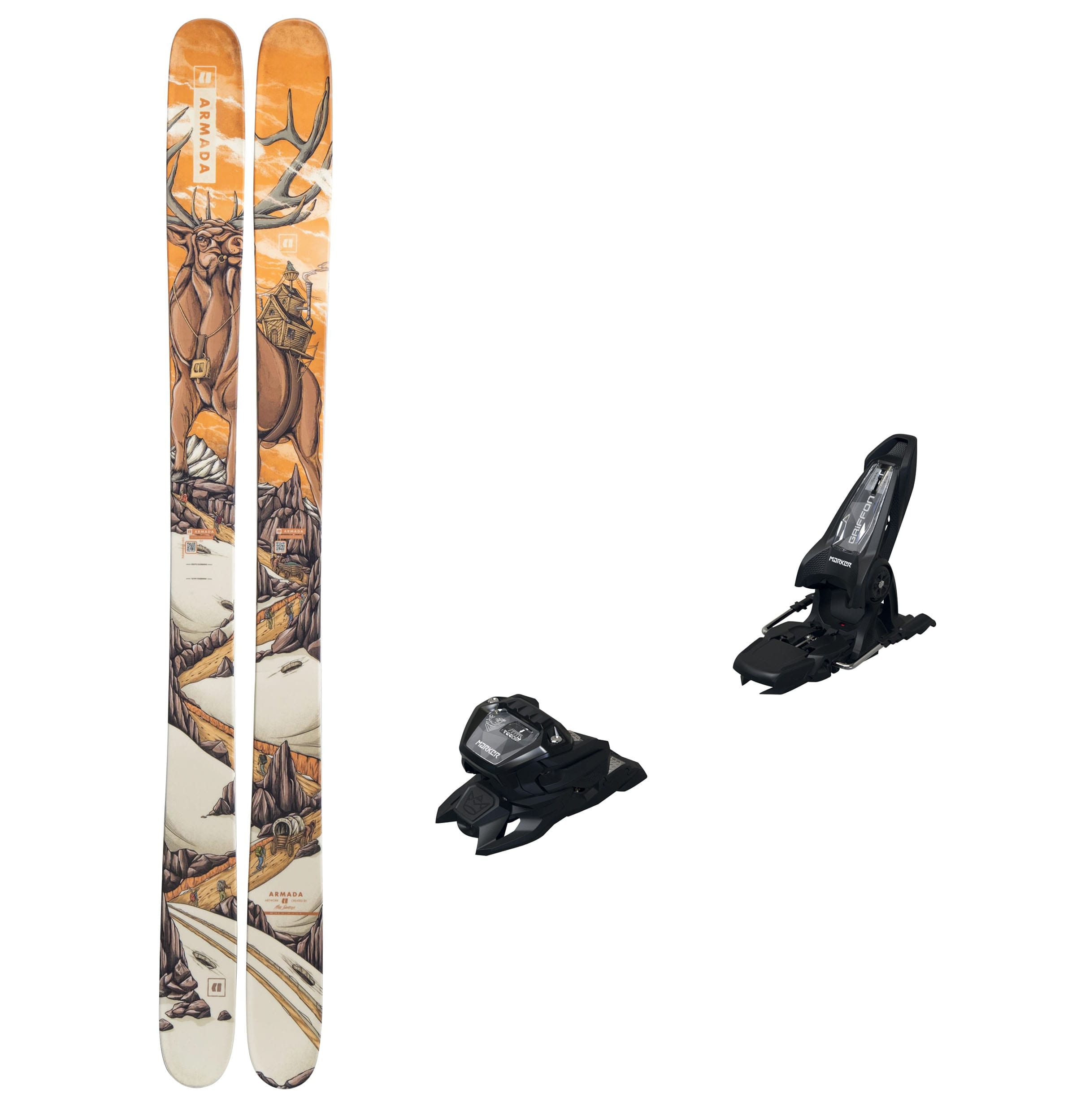 Armada ARV 116 JJ med Marker Griffon 13 ID Unisex | Anton Sport Armada ARV 116 JJ med Marker Griffon 13 ID Unisex | Anton Sport