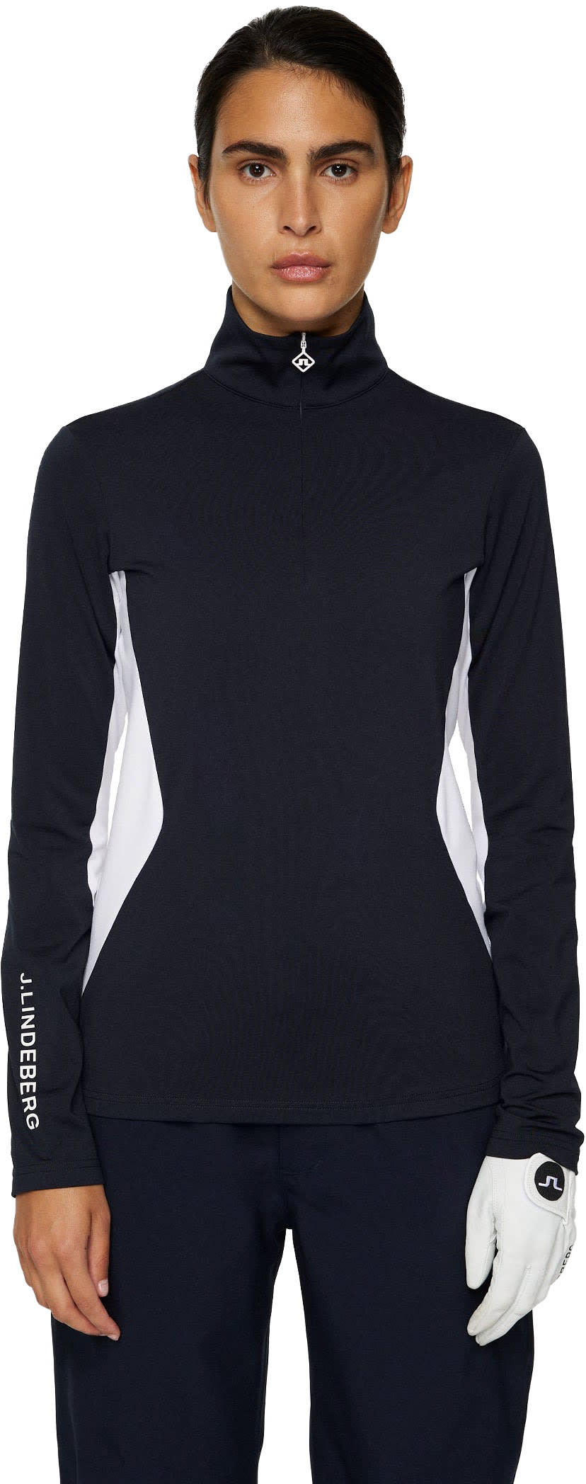J.LINDEBERG Cookies Mid Layer ミッドレイヤー M J.Lindeberg Cookies Stretch Midlayer in white buy online