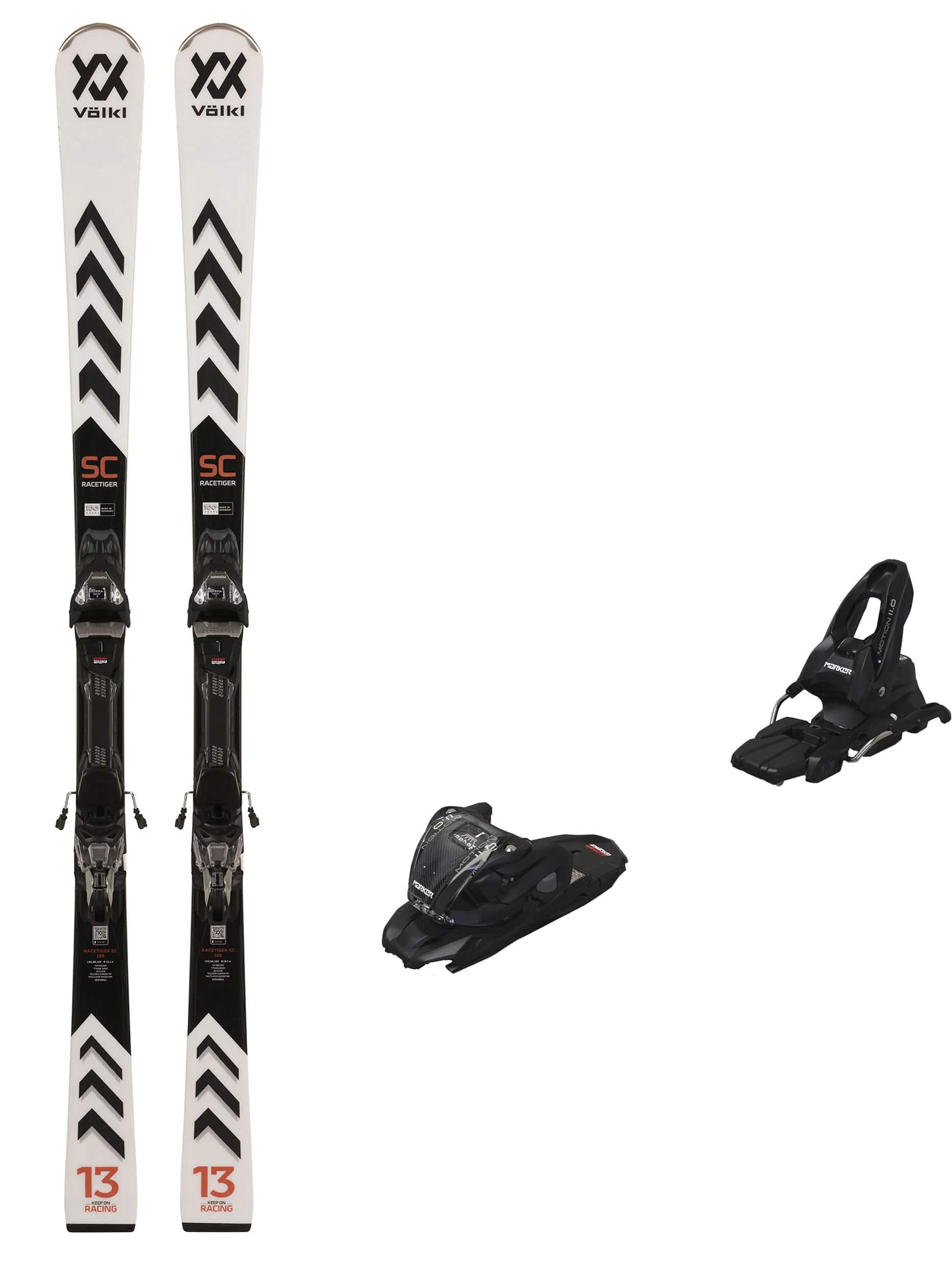 スキー VOLKL RACETIGER SRC DEMO + vMOTION 11 GW フォルクル スキー板 2023 2024 VOLKL RACETIGER SRC RED +