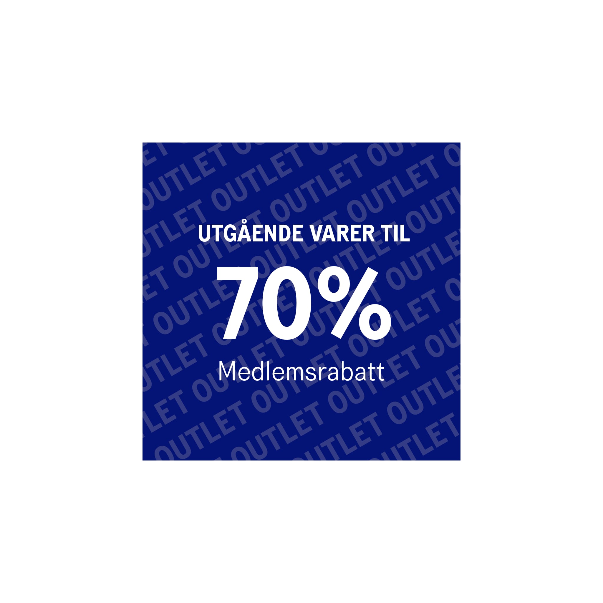 Outlet 70%