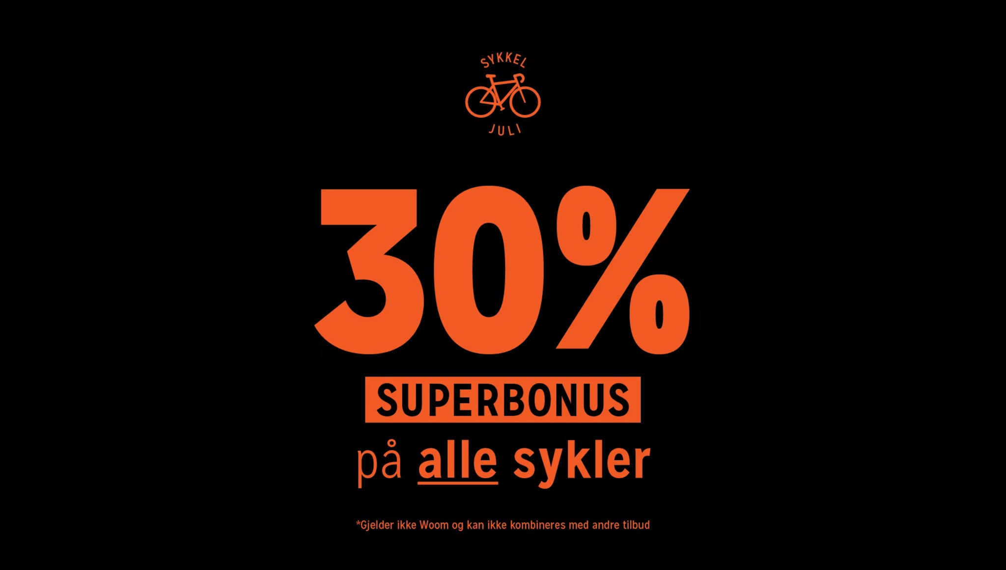 Sykkel bonus juli 26