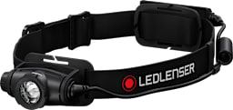 Ledlenser H5R Core er en praktisk, allsidig og balansert hodelykt som yter opptil 500 lumen og drives av et oppladbart batteri.
