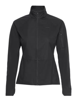 Superlett og teknisk løpejakke med værbeskyttende softshell