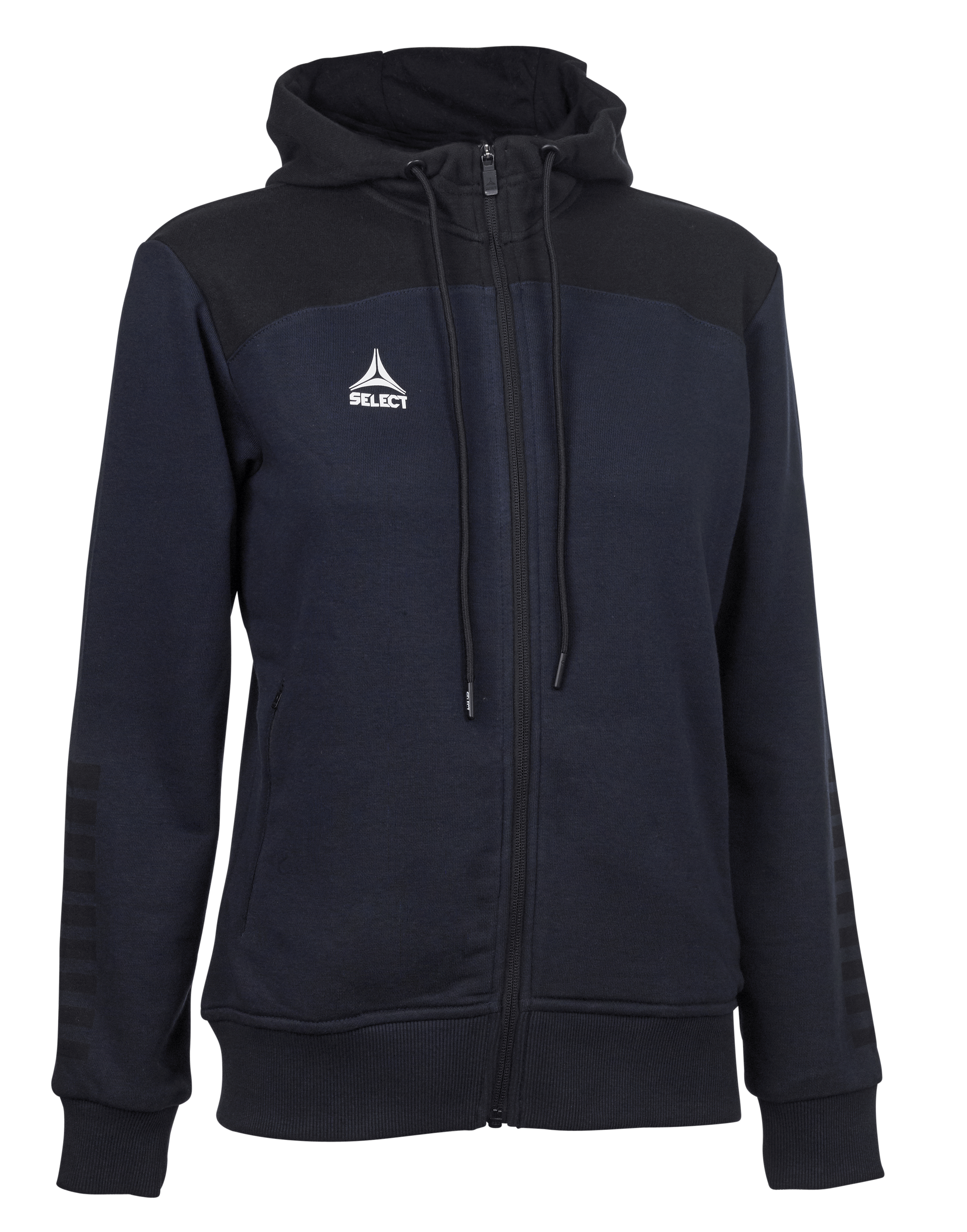 Select Zip hoodie Oxford, hettejakke dame navy/black