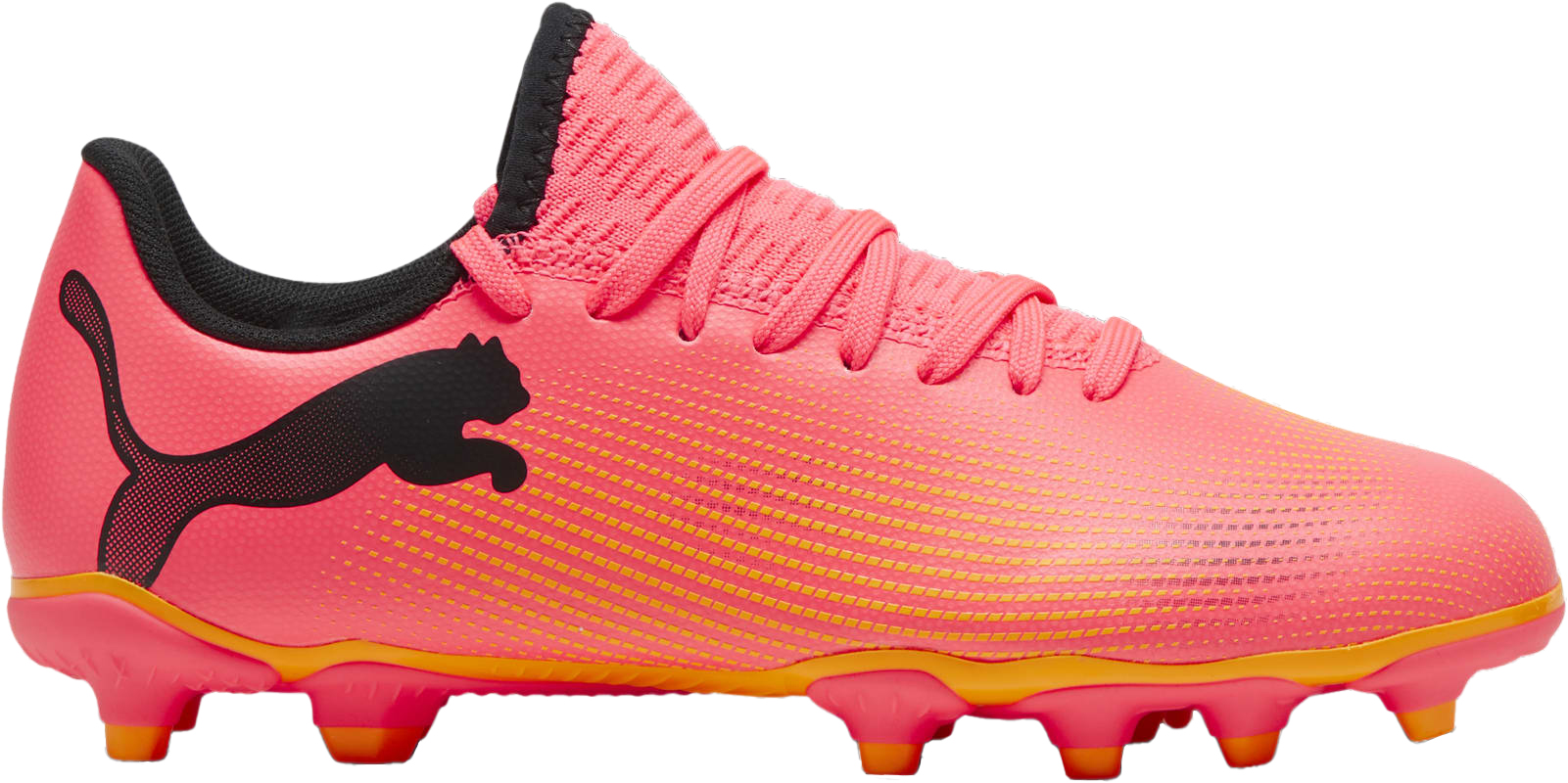 Future 7 Play Fg/Ag Jr, Sunset Glow-Puma Black-Sun Str, 28
